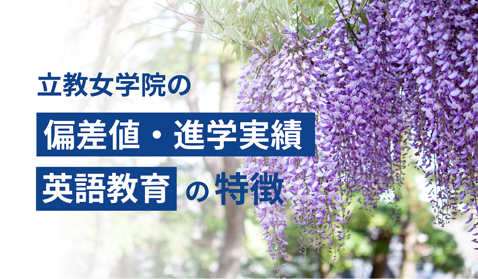 立教女学院の偏差値・進学実績・英語教育の特徴